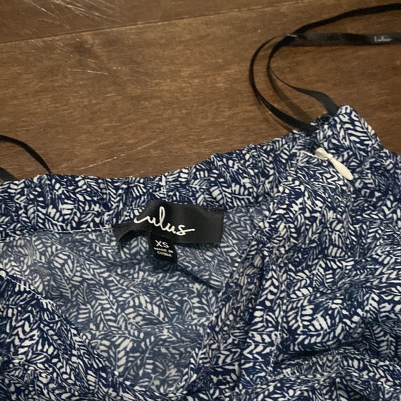 Lulus Blue Maxi Skirt - Picture 4 of 4